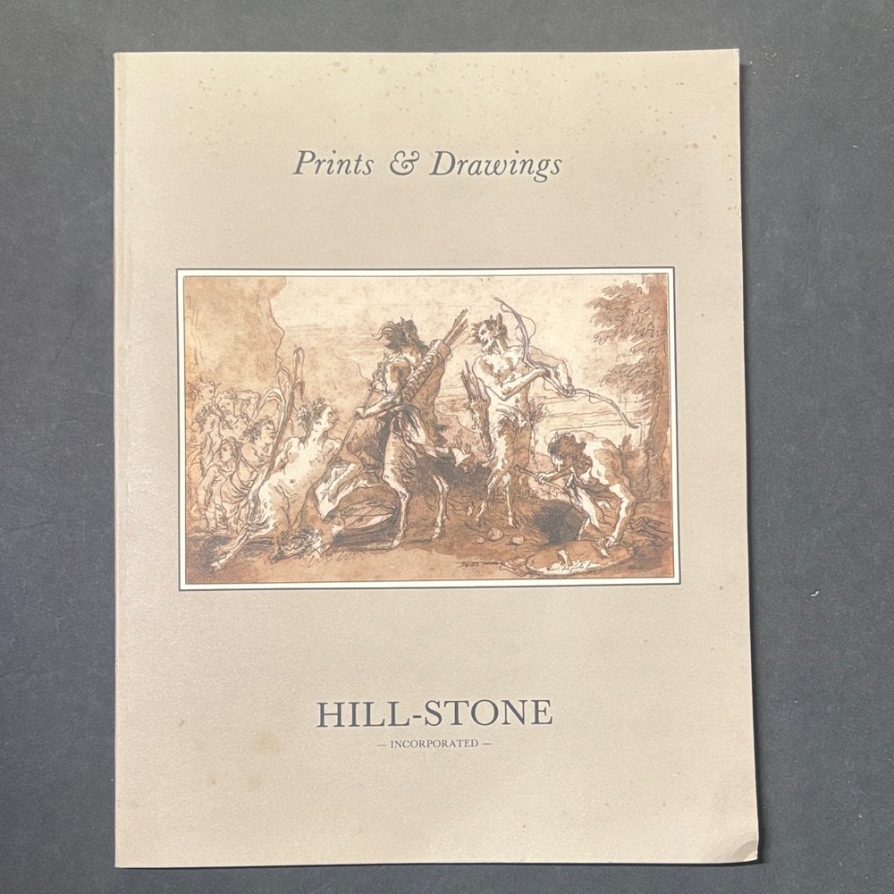 Prints & Drawings Art Booklet - Brown Cover